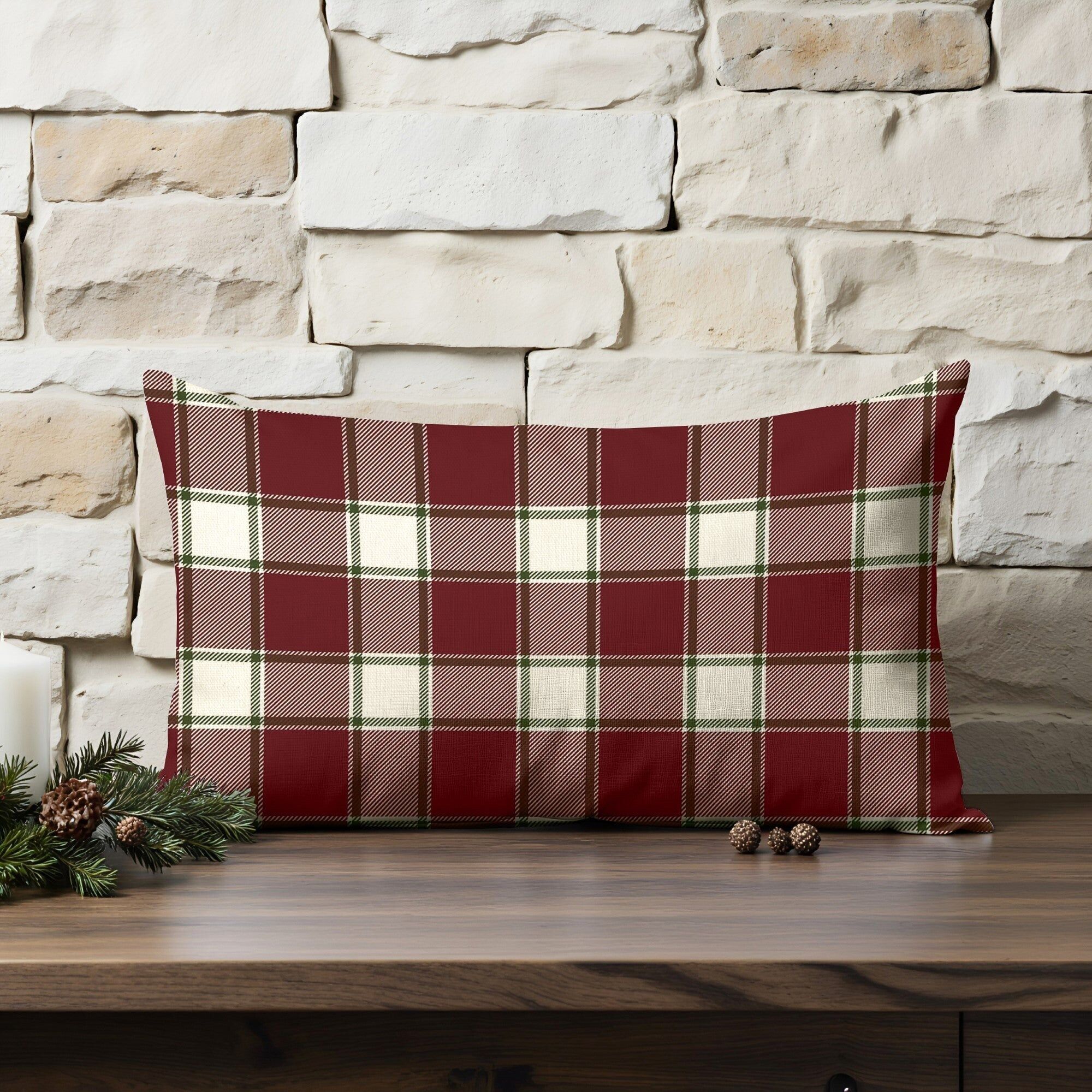 Housse de coussin 100% coton Christmas Wish 13 30x50 cm