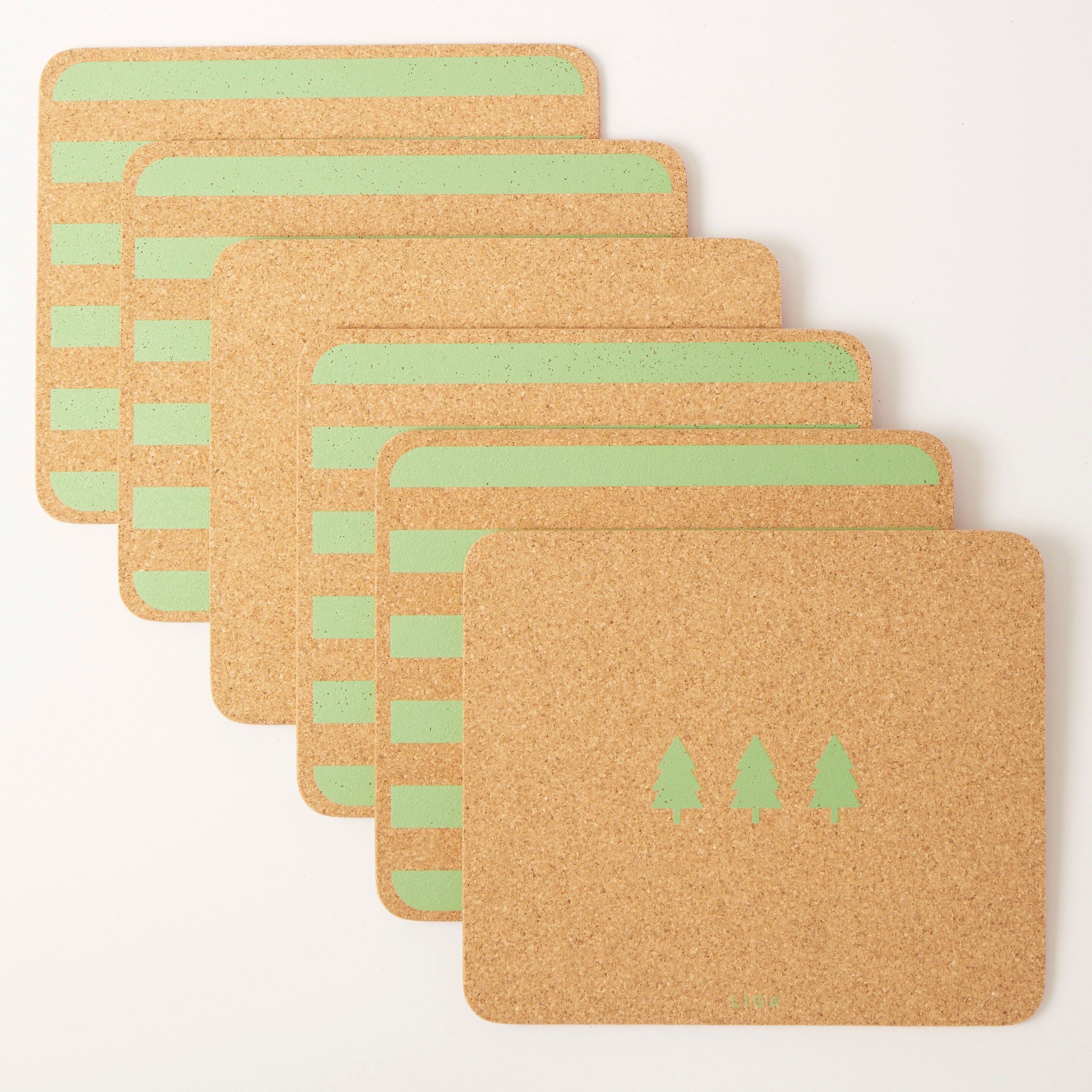 Candy Christmas - Cork Placemats S/6