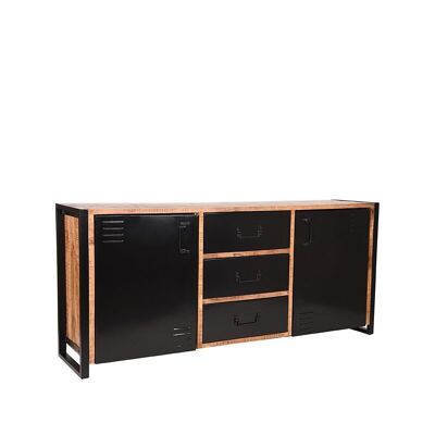 Buffet Frenchlivin Brussels - Brut - Bois de manguier - 190 cm
