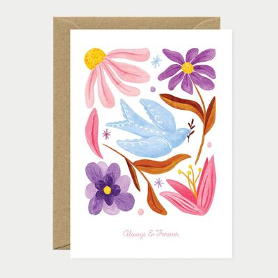 Always & Forever - Greeting card