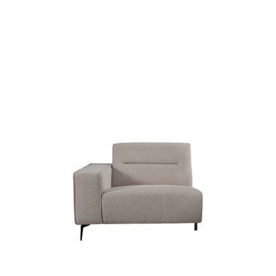 Canapé Frenchlivin Nero – Naturel – Tissu – Accoudoir gauche 1,5 place VS