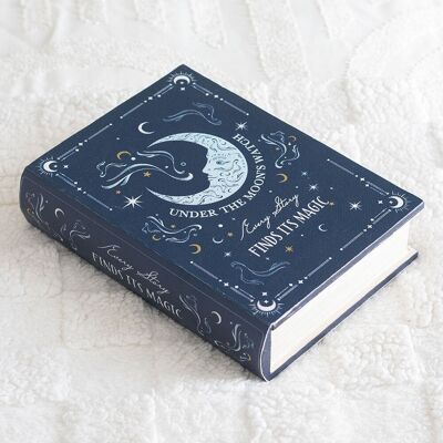 Scatola portaoggetti a forma di libro Blue Moon