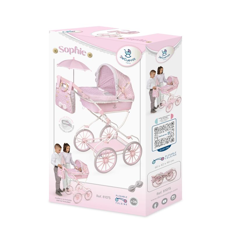 Achat 81074 « TULIPE » POUSSETTE PLIABLE POUR POUPÉE en gros Achat 81074 « TULIPE » POUSSETTE PLIABLE POUR POUPÉE en gros