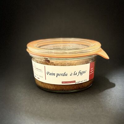 Pain perdu à la figue - dessert individuel longue conservation - 100g