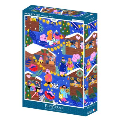 Puzzle da 500 pezzi - Mercatino di Natale