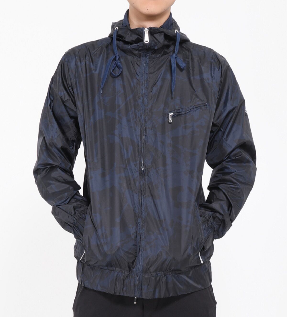 Giacca a vento-VALALHA-BLU NAVY-Confezione da 6 pezzi (Taglie assortite)