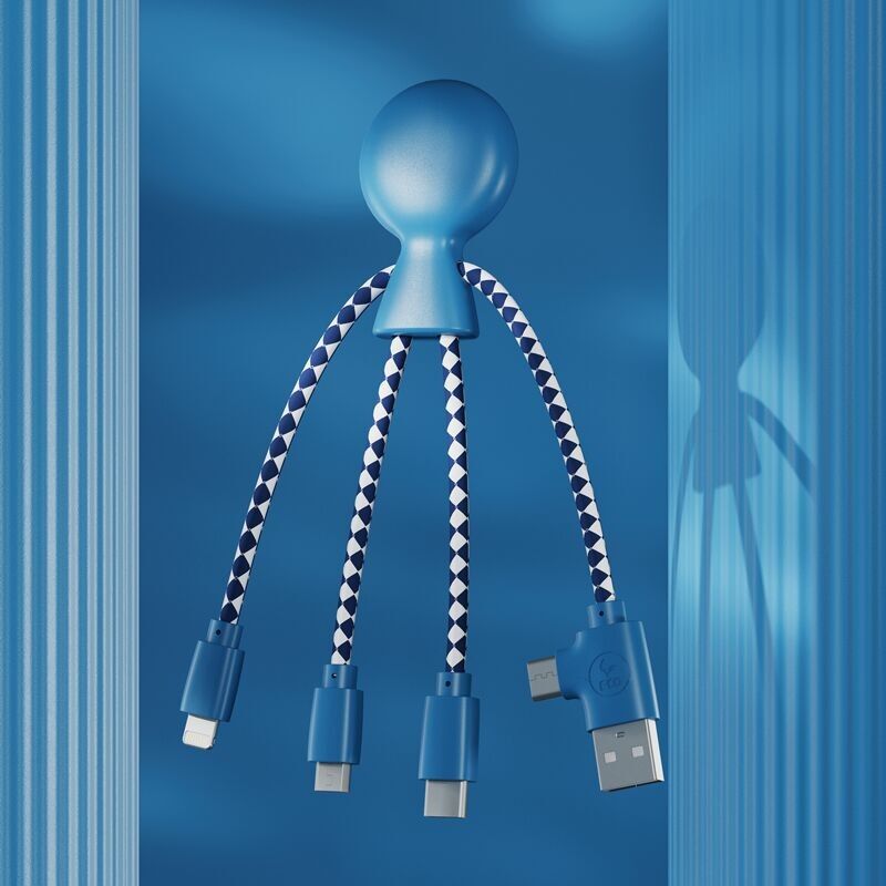🔌 Mr Bio Recycle Multi-Connector-Ladekabel🔌