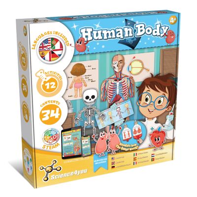 Human Body Educational Toy for Kids 4 5 6 year olds