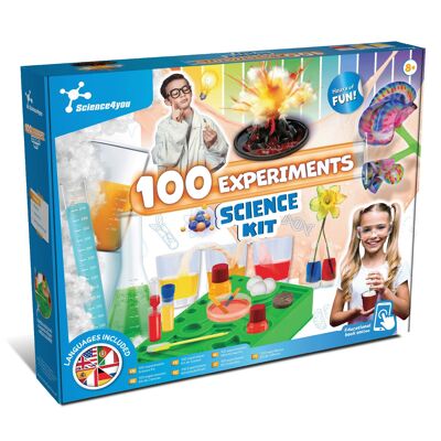 Mega Science Kit 100 Expériences Jouet Éducatif