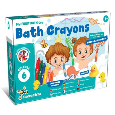 Crayons de bain, jouet éducatif pour enfants de 3, 4 et 5 ans