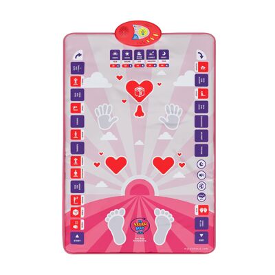 Tapis de prière interactif et intelligent pour enfants My Salah Mat | Version rose avec traduction de la prière