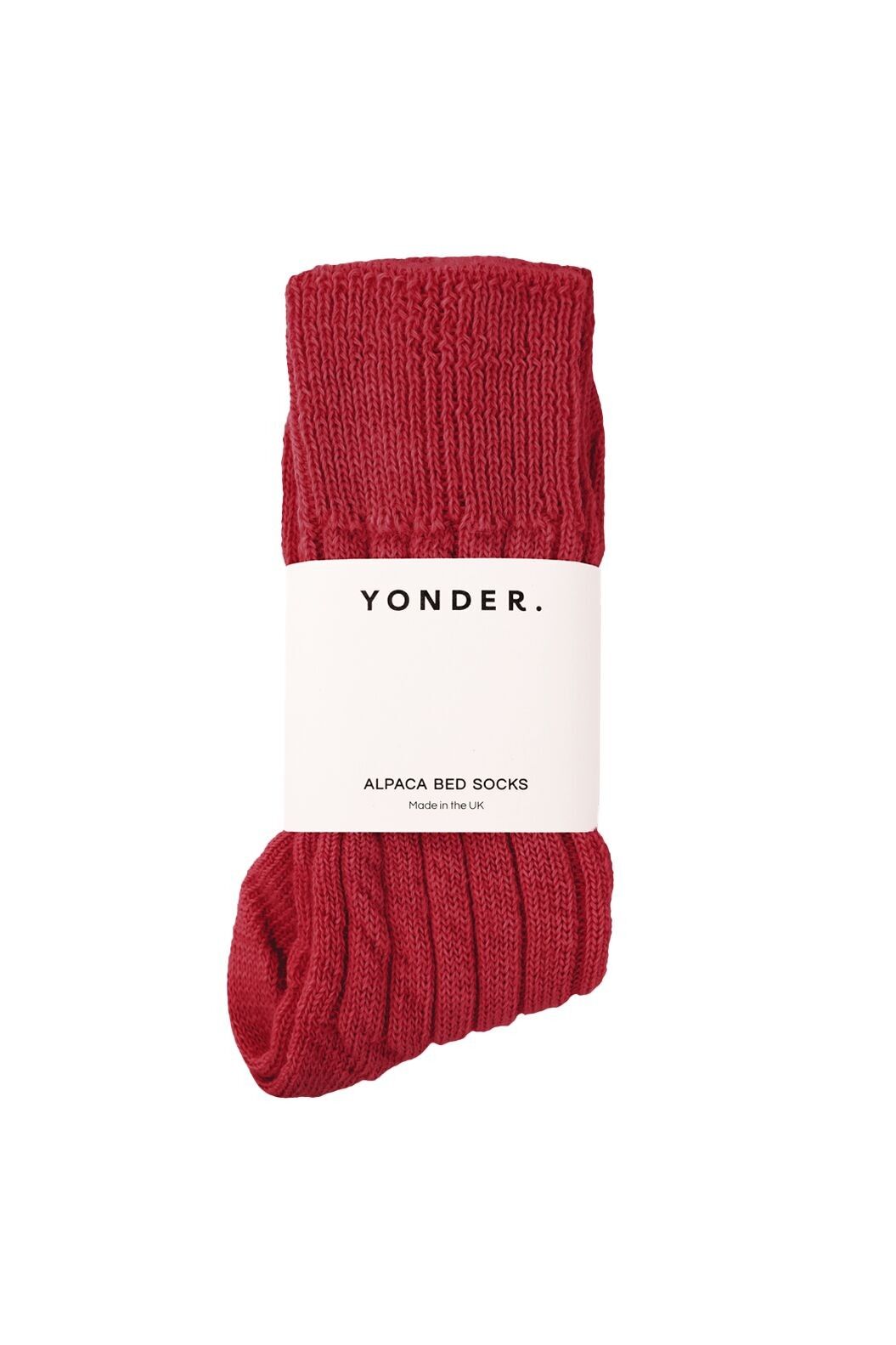 Alpaka-Bettsocken | Beere