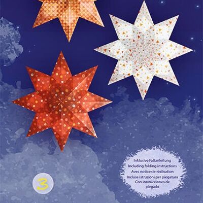 Estrellas de ventana transparentes