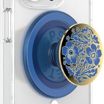 PopSockets MagSafe - Esmalte de encaje azul Vermeer