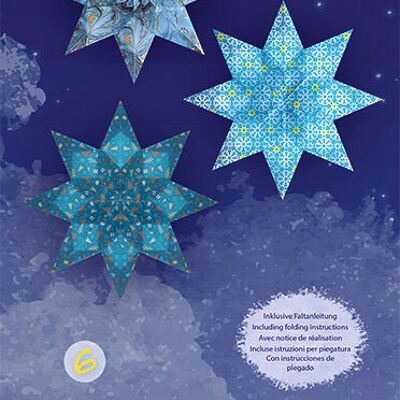 Estrellas de ventana transparentes