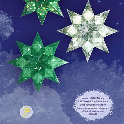 Estrellas de ventana transparentes