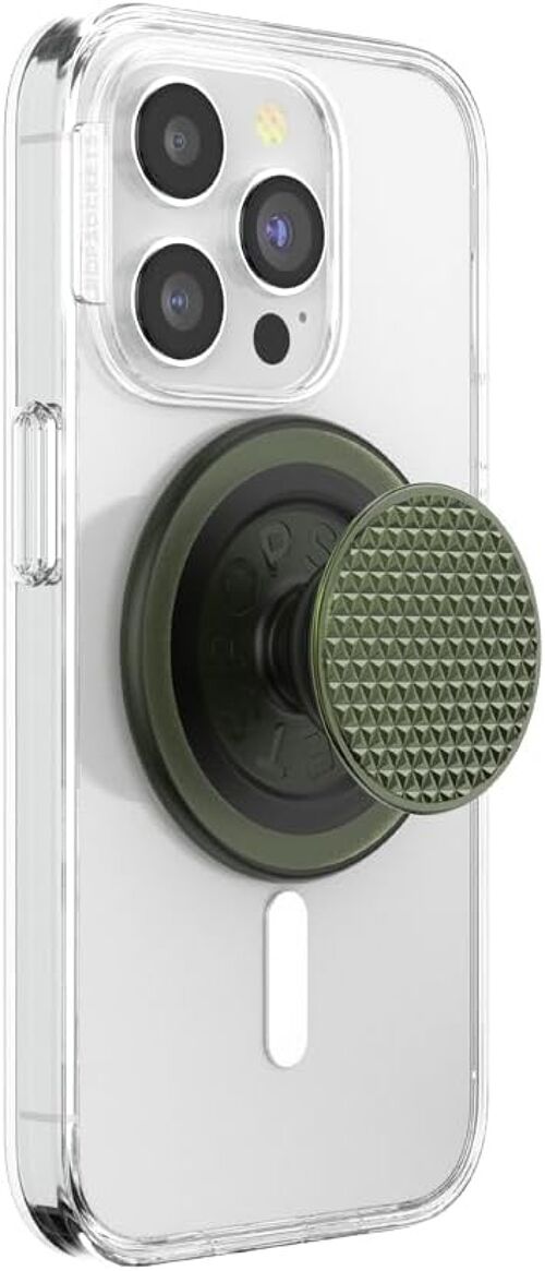 PopSockets MagSafe - Triangle Knurl Olive