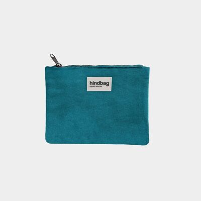 Pochette Lou Bleu paon