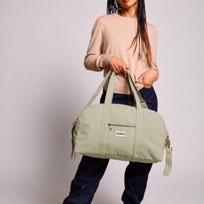 Bolsa de pañales Basile Clay Green