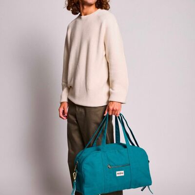 Borsa per pannolini Basile blu pavone