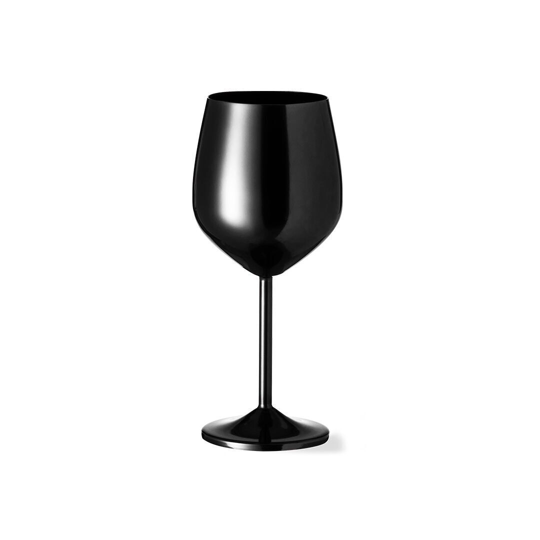 TAZZA NERA 540 ML IN ALLUMINIO.PRESENTATO IN SCATOLA KRAFT DESIGN INDIVIDUALE