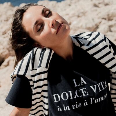 T-shirt La Dolce Vita Blu Navy