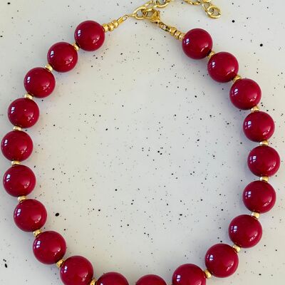Ketting Big Donkerrood