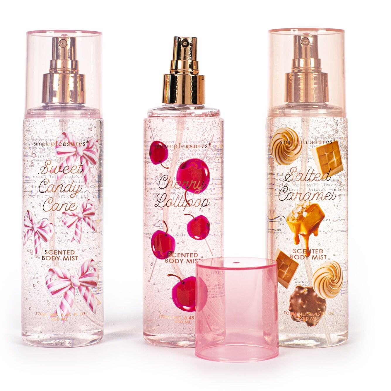 Body Mist 250ml SWEET PASTEL, 3 profumazioni assortite - 350010