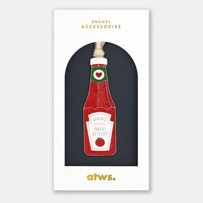 Kétchup de Papá Noel - Adorno navideño
