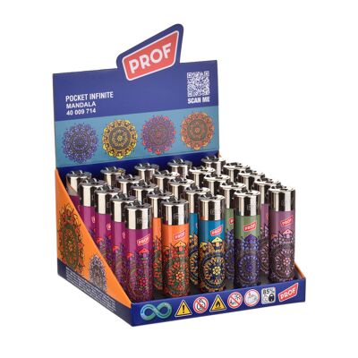 Accendini rotondi Mandala x25
