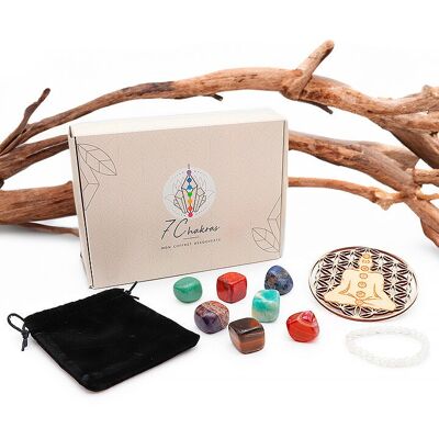 Caja de descubrimiento de los 7 chakras