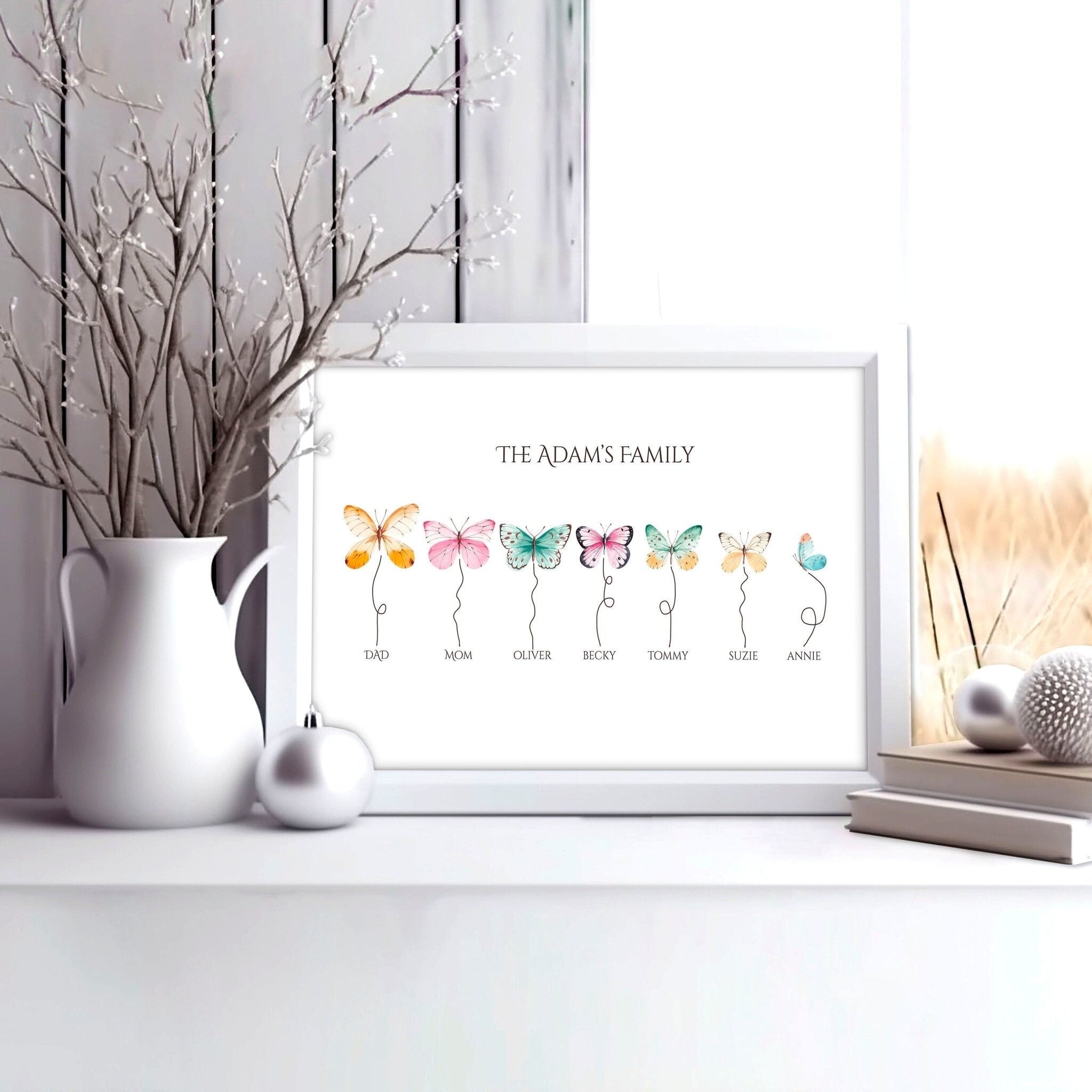 Impression d'art mural avec cadeaux sentimentaux pour maman