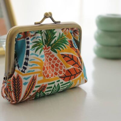 Porte-monnaie Ally granola blanc