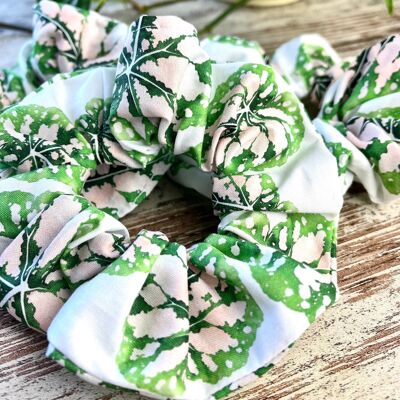 Scrunchie - Foglie Acquerello