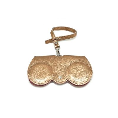 Etui à lunettes attachable en cuir laminé, art.CU02LA