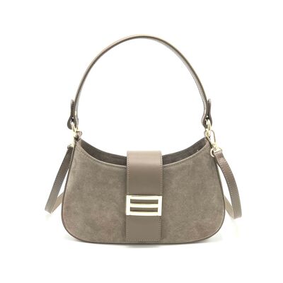 Bolso de hombro en piel ante, Made in Italy, art.112647