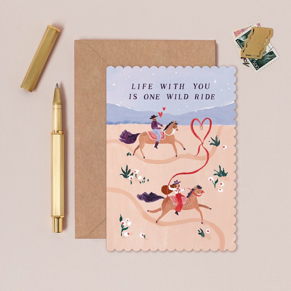 Wild Ride Liebeskarte | Jubiläumskarten | Valentinstagskarten
