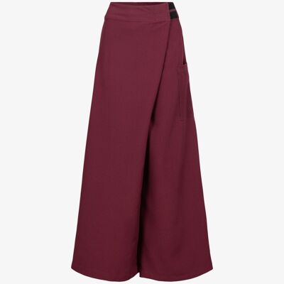 Pantaloni in gabardine Bali blu navy