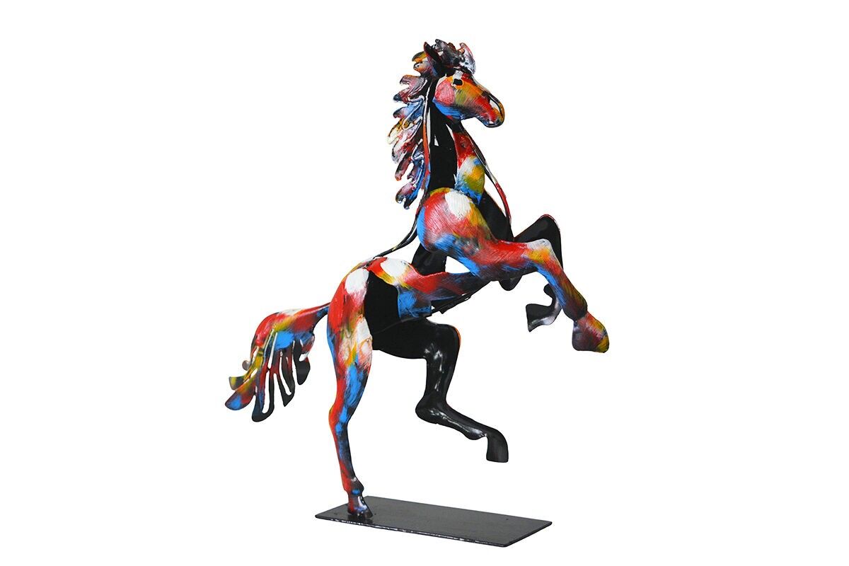 SD1140 - METALL-PFERDESKULPTUR 30 CM - PIGMENT