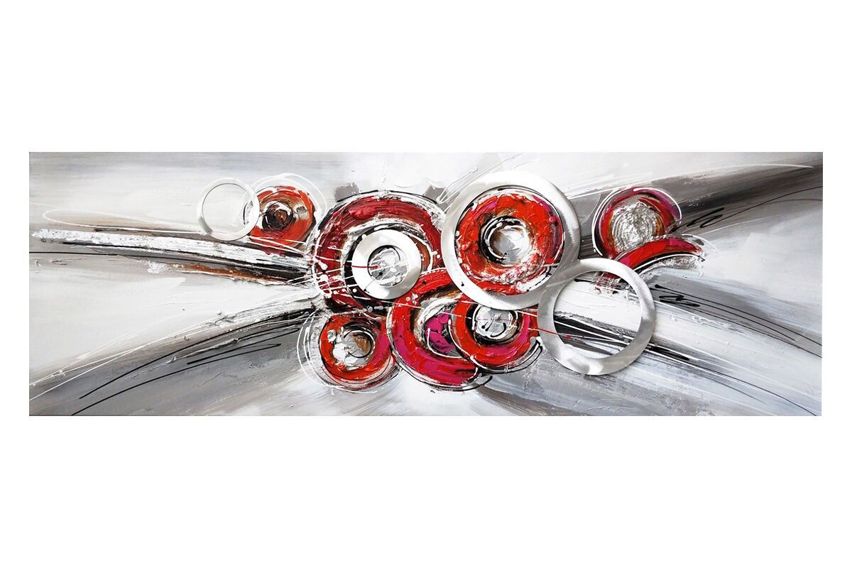 TA5354 - RELIEVE REDONDO DE METAL PLANO ROJO 40*120 - GALERÍA