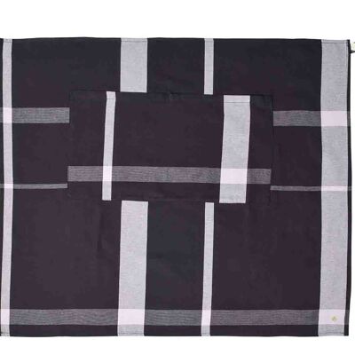 Tablier bistrot La nonna Caviar 70 x 85