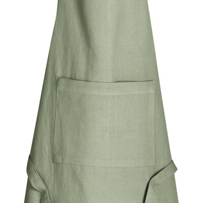 Tablier de cuisine recyclé Ada Matcha 72 x 85