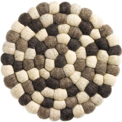 Brian Recycled Trivet Natural Brown Diameter 20