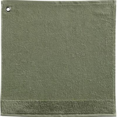 Essuie-mains œillet Curl Matcha 50 x 50