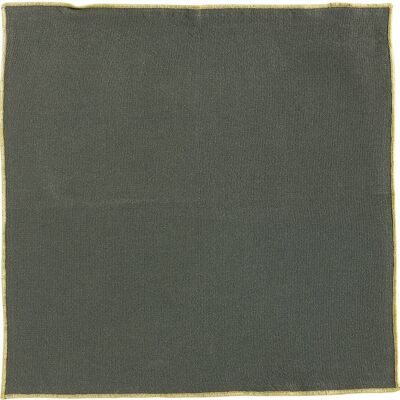Serviette de table recyclée Grace Forêt 40 x 40