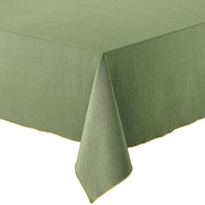Nappe recyclée Grace Matcha 170 x 300