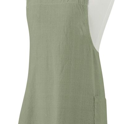 Delantal de cocina japonés reciclado Haru Matcha 78 x 100