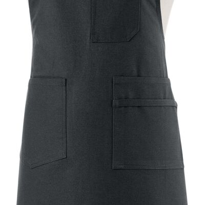 Leo Black Kitchen Apron 70 x 90