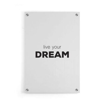 Vivez votre rêve - Toile - 30 x 45 cm 5