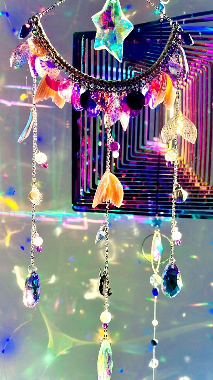 Arc en ciel demi lune serenite lumiere sirène